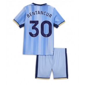 Tottenham Hotspur Rodrigo Bentancur #30 Dětské Venkovní dres komplet 2024-25 Krátký Rukáv (+ trenýrky)